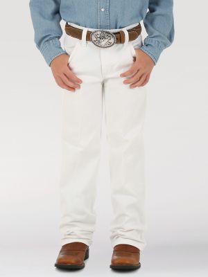 Boy's Wrangler® Cowboy Cut® Original Fit Jean (8-20) in White