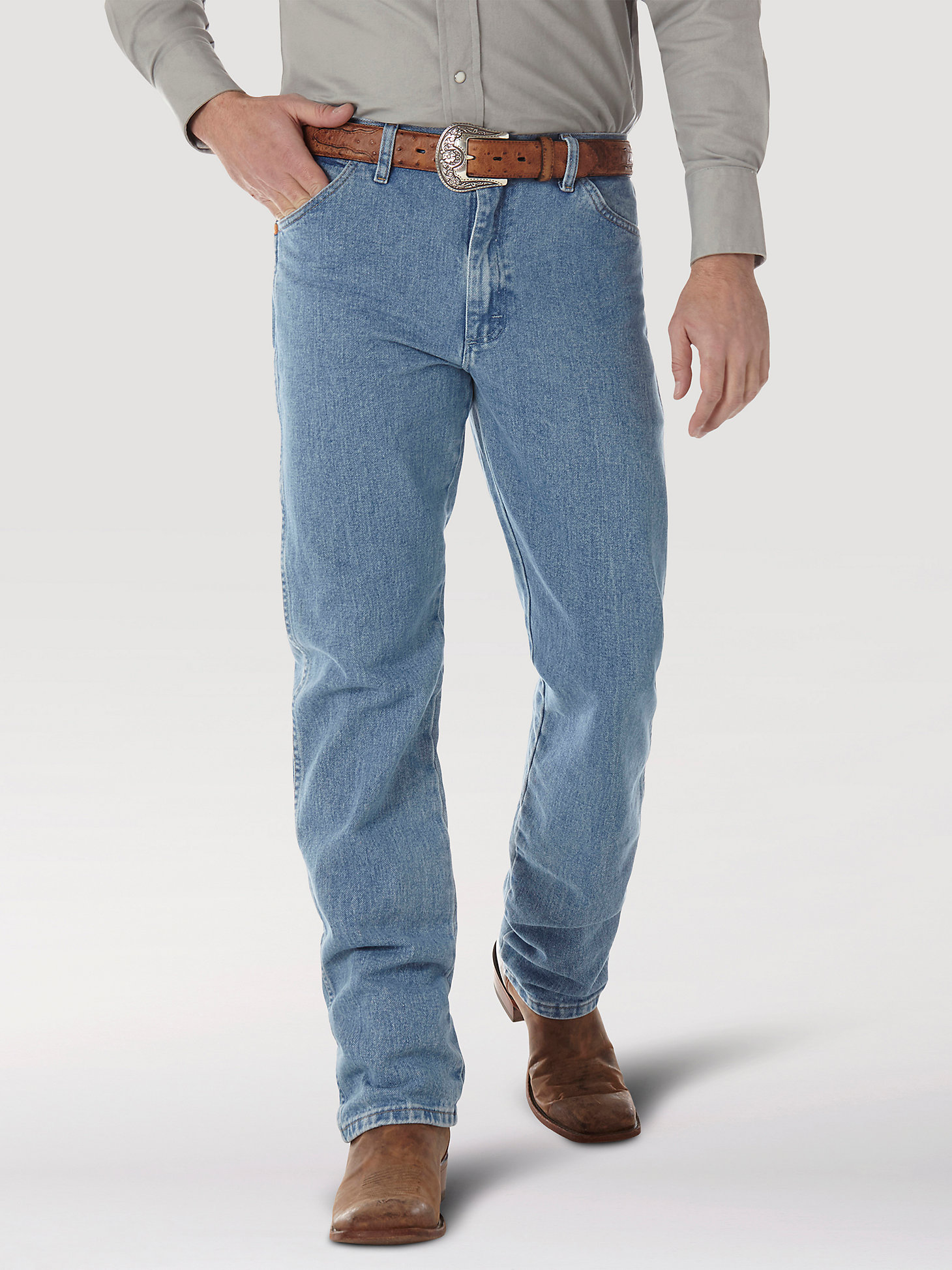 Wrangler® Cowboy Cut® Original Fit Jean in Antique Wash alternative view 6