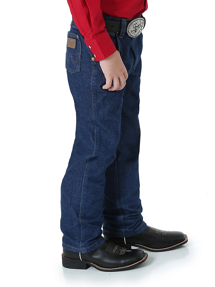 Boy's Prewashed Cowboy Cut® Original Fit Jean (8-20) in Prewashed Indigo alternative view 5