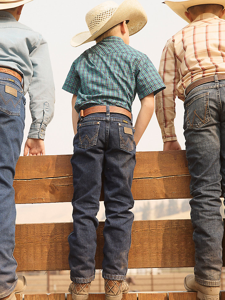 Boy's Prewashed Cowboy Cut® Original Fit Jean (8-20) in Prewashed Indigo alternative view 2