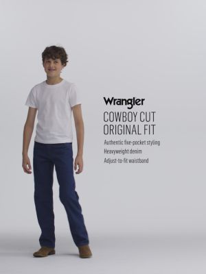 Boy's Wrangler&reg; Cowboy Cut&reg; Original Fit Jean (8-20) in Overdyed Black alternative view 2