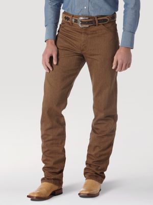 Wrangler Prewashed Jeans Tan Cowboy Cut - Stampede Tack & Western Wear