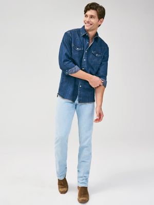 Wrangler Cowboy Cut Slim Fit Jeans Blue Granite 0936BGM (D) – J.C.