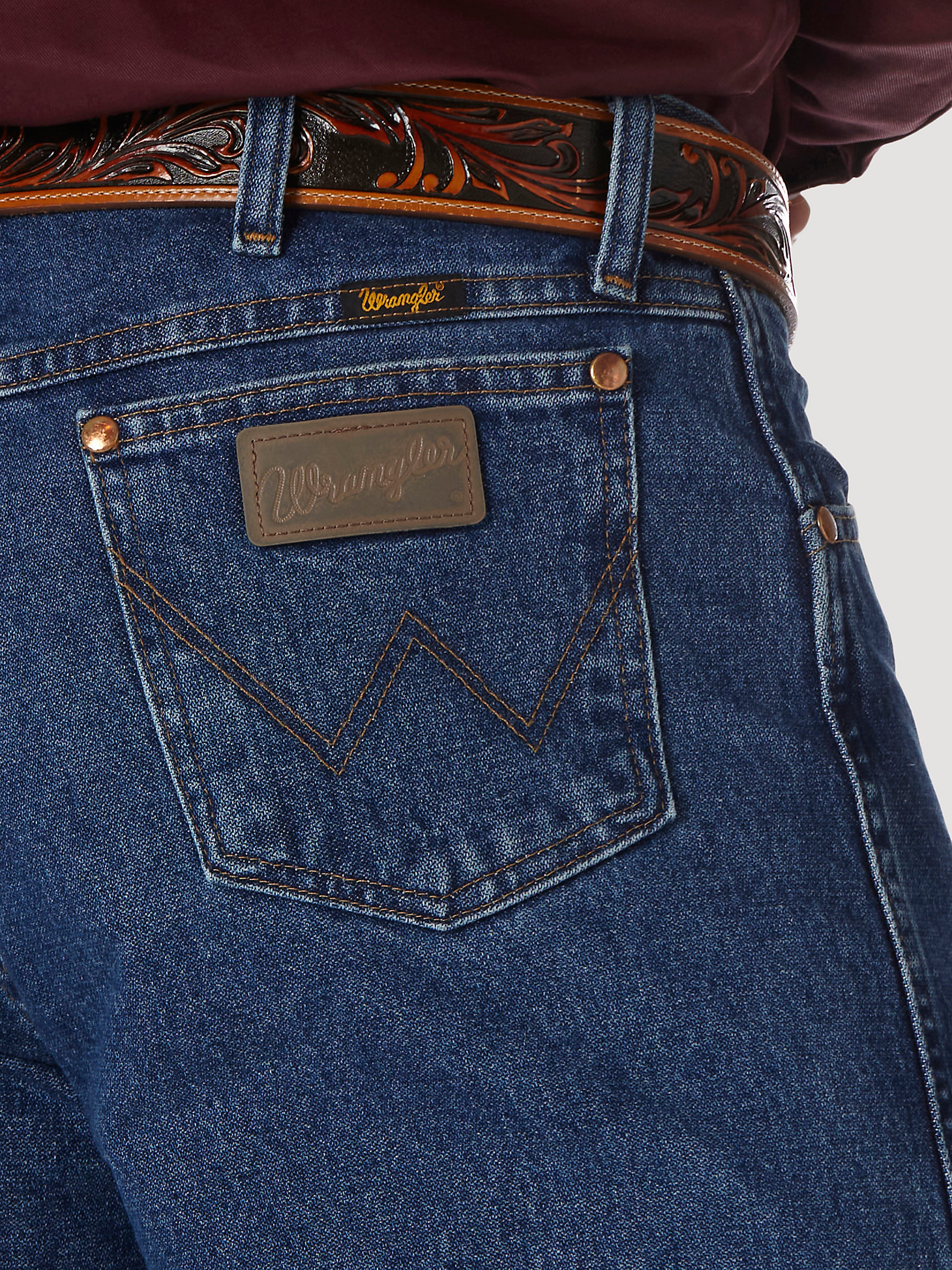 Wrangler® Cowboy Cut® Original Fit Jean in Stonewashed alternative view 3