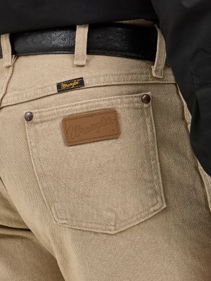 Wrangler® Cowboy Cut® Original Fit Jean in Prewashed Tan