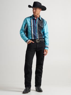 Wrangler Cowboy Cut Original Fit Jeans for Men - Shadow Black