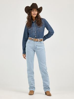 Arriba 87+ imagen wrangler cowboy cut slim fit women’s jeans