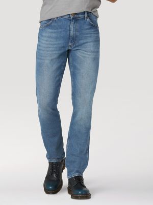 wrangler straight leg jeans mens