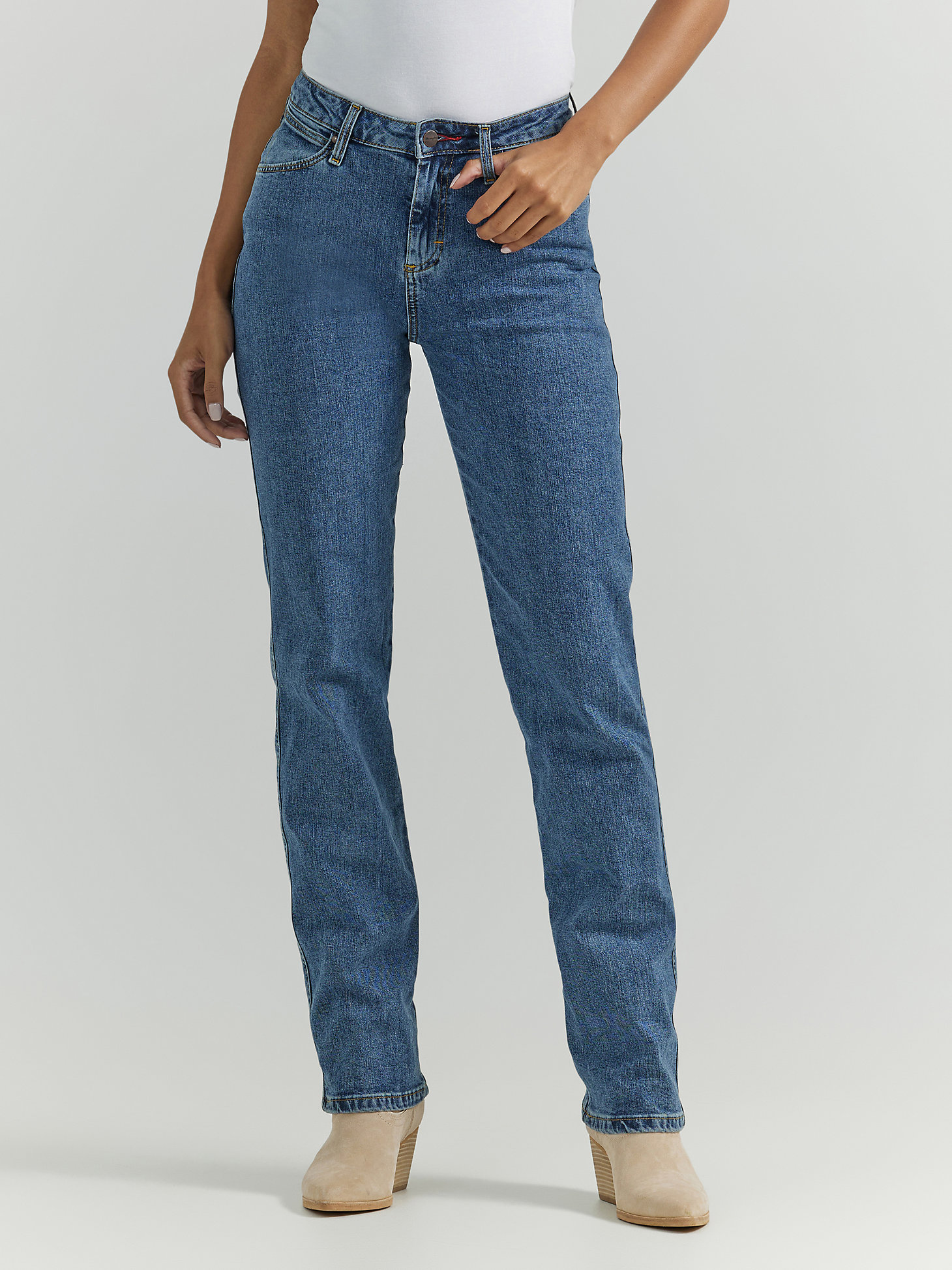 Descubrir 98+ imagen wrangler stretch jeans women’s