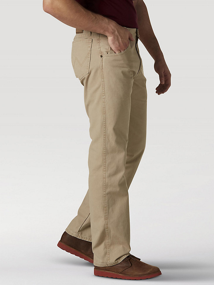 Wrangler Rugged Wear® Relaxed Fit Mid Rise Jean in Golden Khaki alternative view