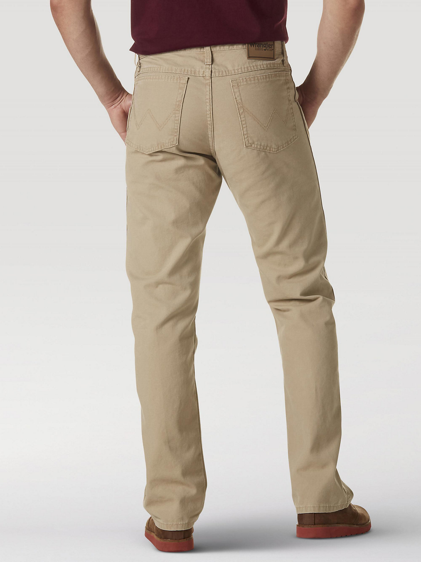 Wrangler Rugged Wear® Relaxed Fit Mid Rise Jean in Golden Khaki alternative view 2