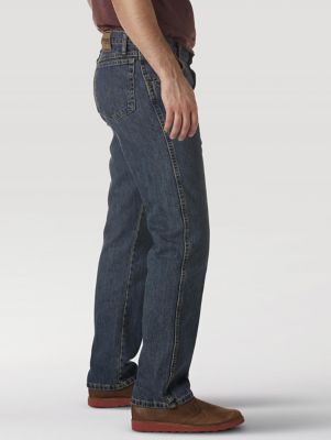 Wrangler Rugged Wear® Relaxed Fit Mid Rise Jean in Mediterranean