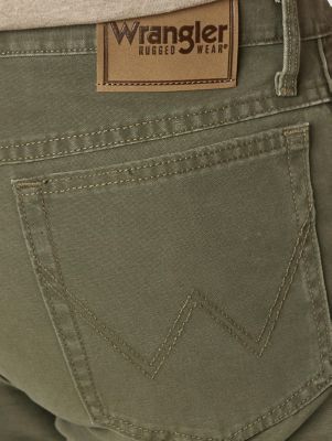 Wrangler Rugged Wear® Regular Fit Straight Leg Canvas Pant