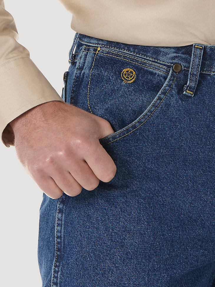 George Strait Cowboy Cut® Relaxed Fit Jean in Heavyweight Stone Denim alternative view 4