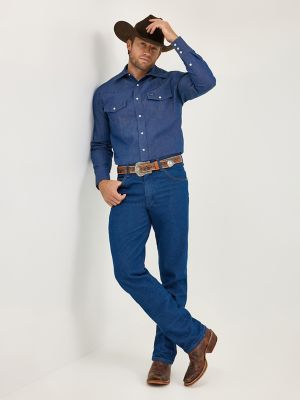 Wrangler® Cowboy Cut® Relaxed Fit Jean in Prewash Indigo
