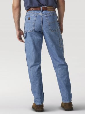 Men's Carpenter Denim Jeans - Mid Wash Blue - W30 - Manière De Voir