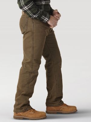 Wrangler Work Men's Jeans Thermal Fleece Lined 33213SW