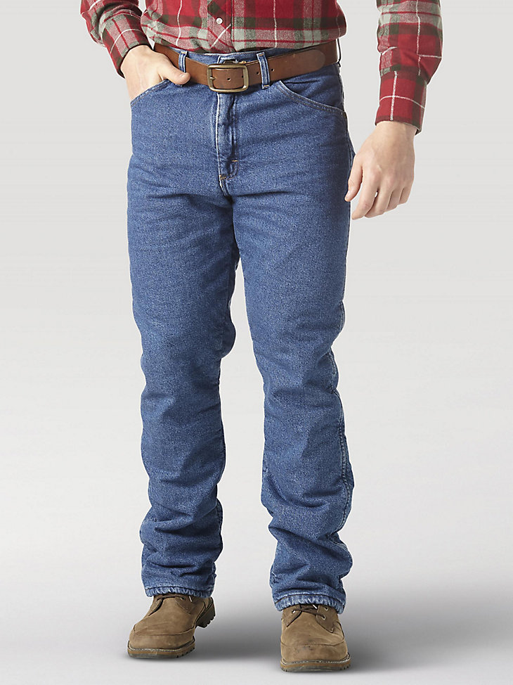 Wrangler Rugged Wear® Thermal Jean in Stonewashed main view