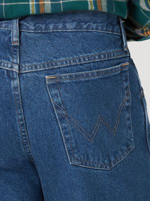 Wrangler® Fleece Lined Carpenter Jean in Dark Stonewash