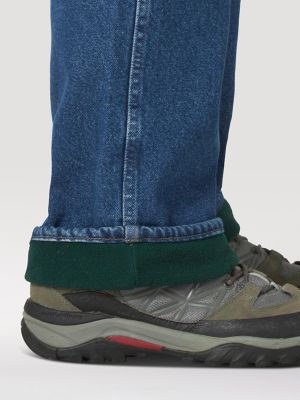 Top 74+ imagen wrangler flannel lined jeans