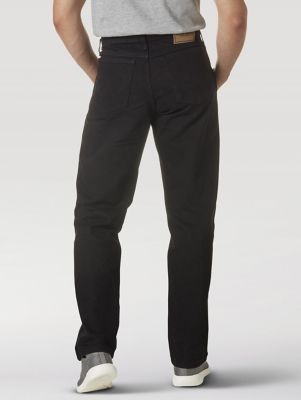 Wrangler Black Relaxed Fit Flex Cargo Pants - 40 X 30 