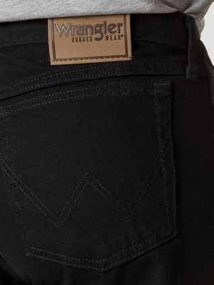 Wrangler black sale jeans relaxed fit