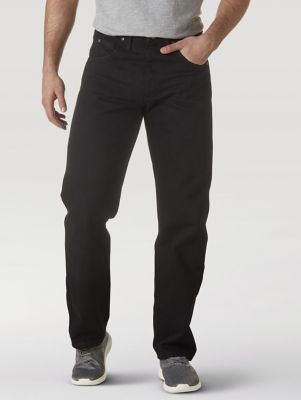 WRANGLER 97601CB Relaxed Fit Jeans Black Denim Mens 4… - Gem