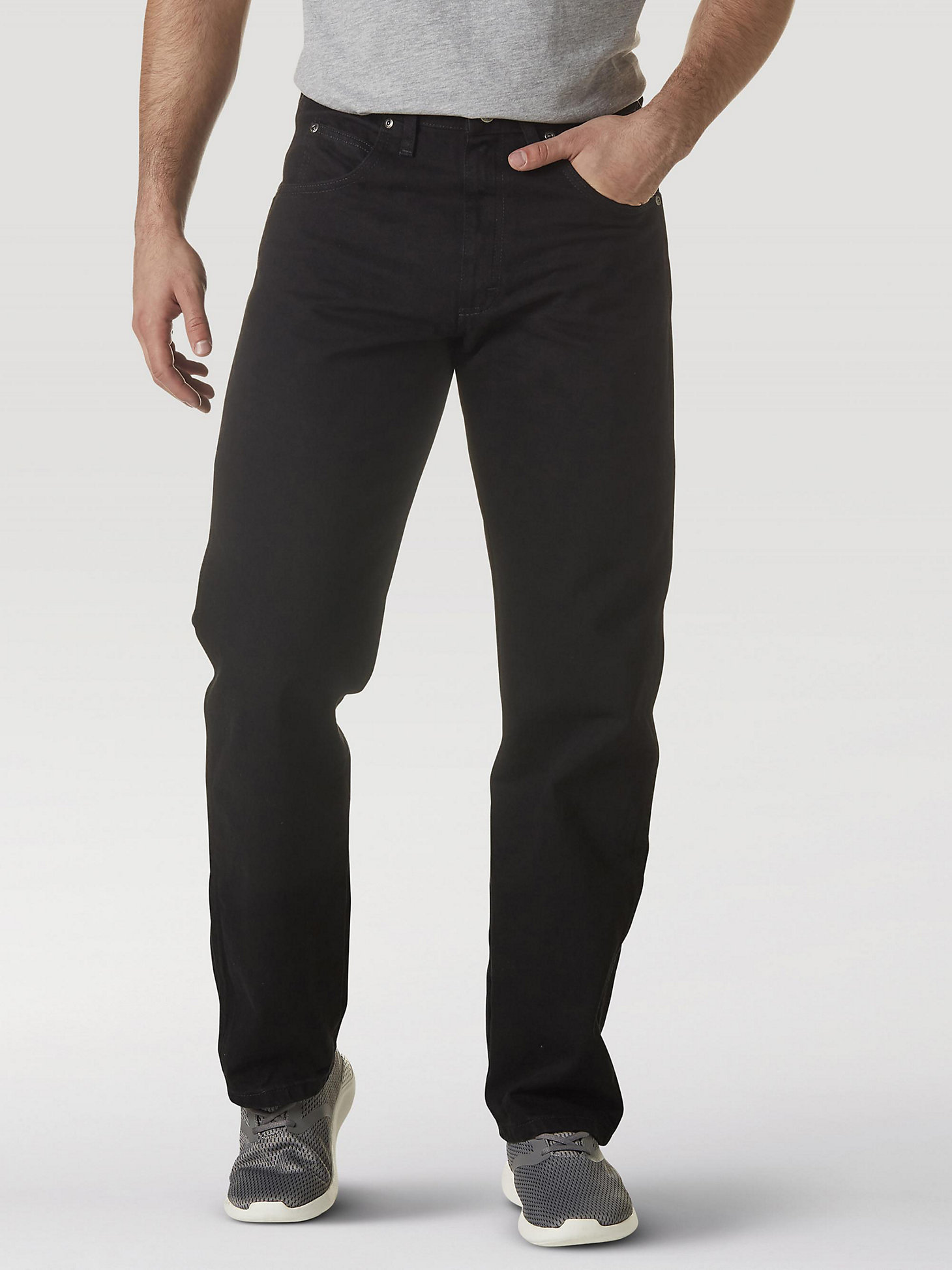 Wrangler Rugged Wear® Relaxed Fit Jean in Black main view