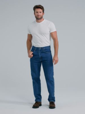 Мужские джинсы Wrangler Rugged Wear® Relaxed Stretch Flex Denim Jean - Stonewashed — фото 5