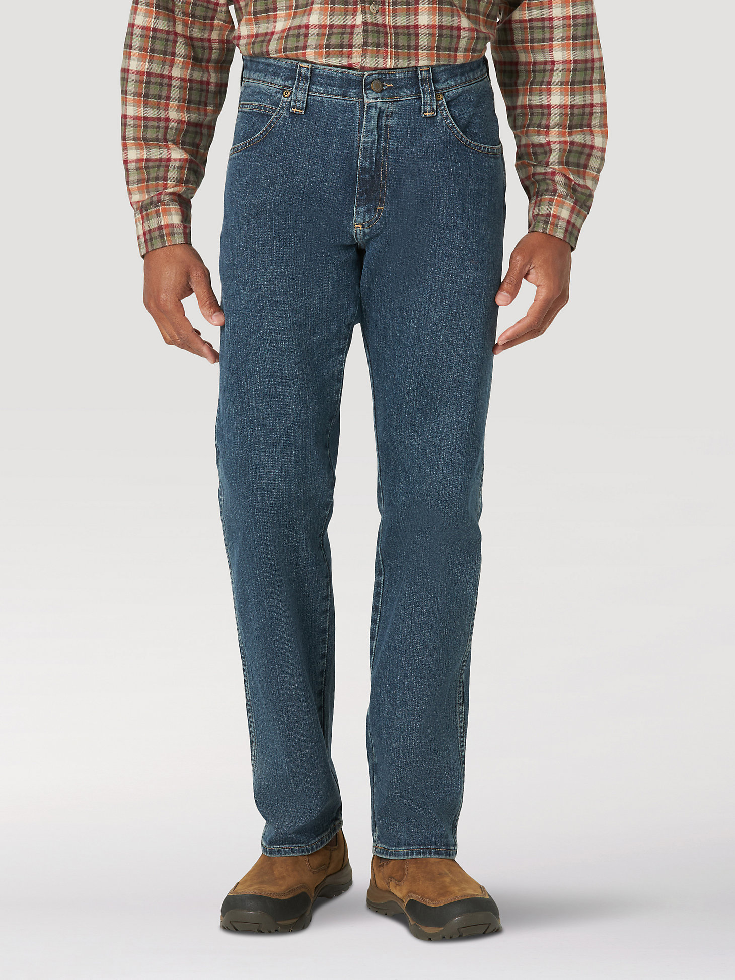 Wrangler Rugged Wear® Performance Series Relaxed Fit Jean in Mid Stone main view