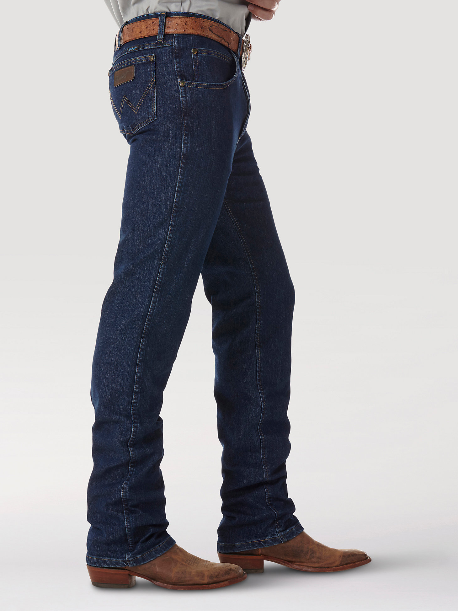 Premium Performance Cowboy Cut® Advanced Comfort Wicking Slim Fit Jean in Midnight Rinse alternative view 1