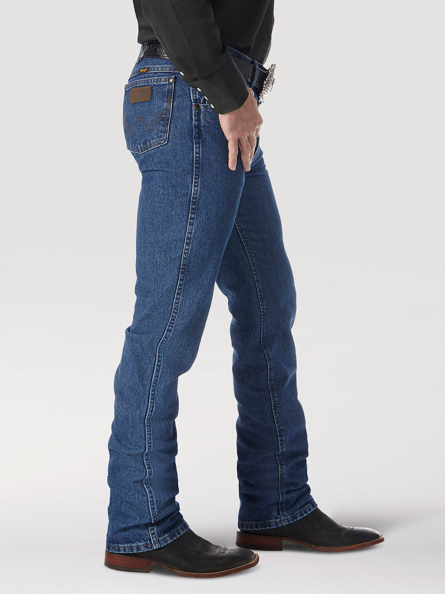Premium Performance Cowboy Cut® Slim Fit Jean in Dark Stone alternative view 1