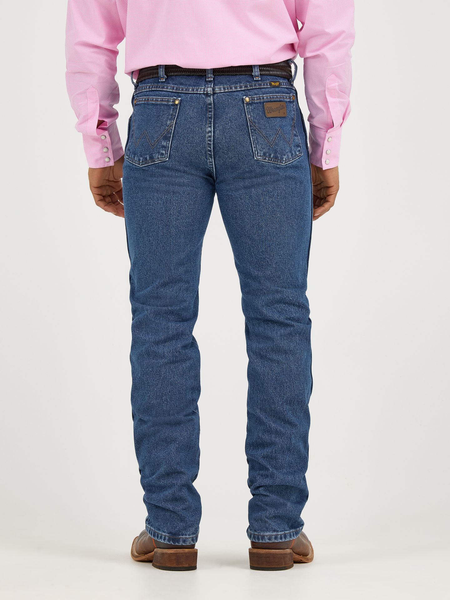 Джинсы Wrangler Premium Performance Cowboy Cut® Slim Fit Jean, цвет: Серо-бежевый — фото 3