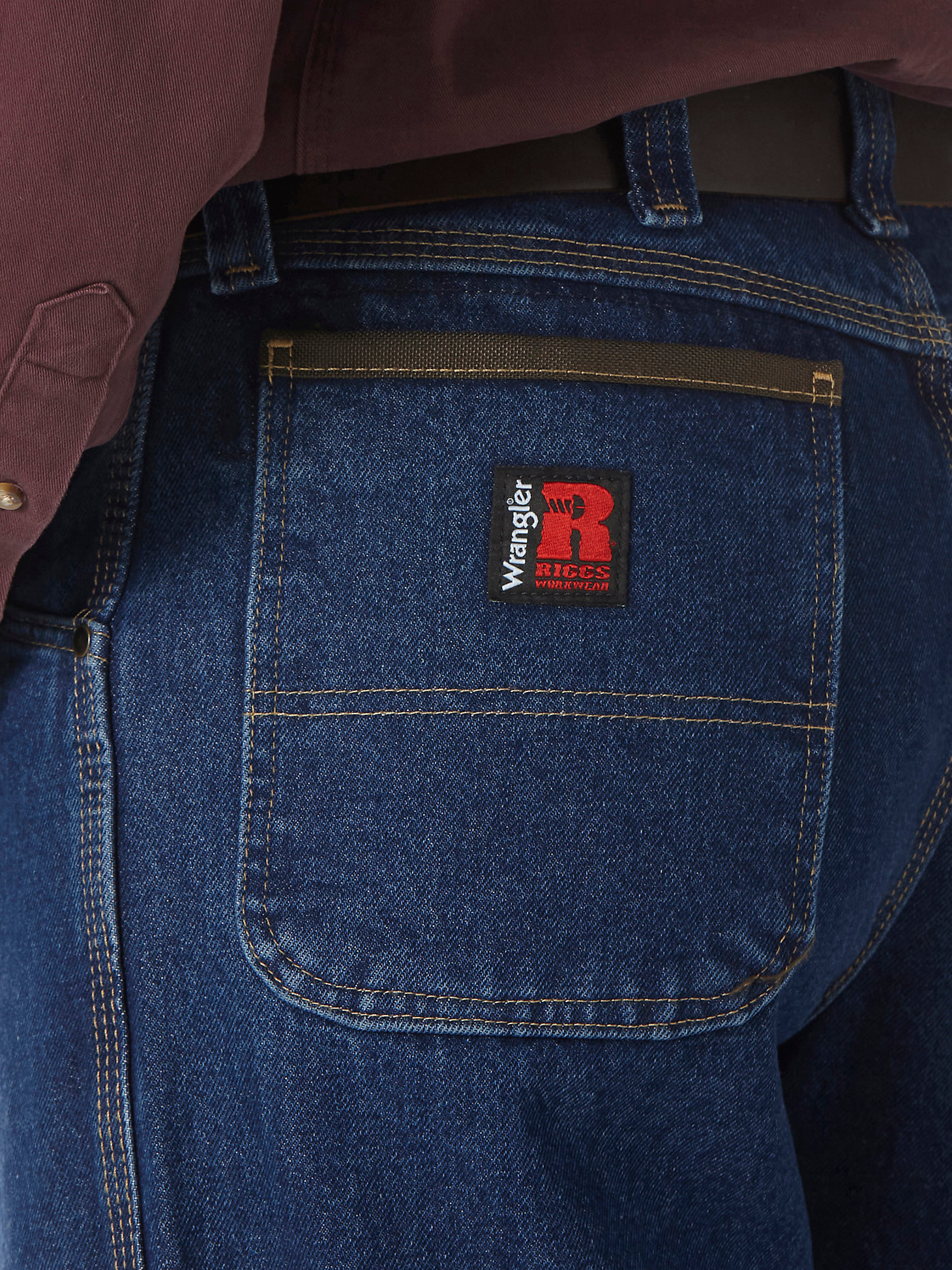 Wrangler® RIGGS Workwear® Work Horse Jean - Relaxed Fit in Antique Indigo alternative view 2