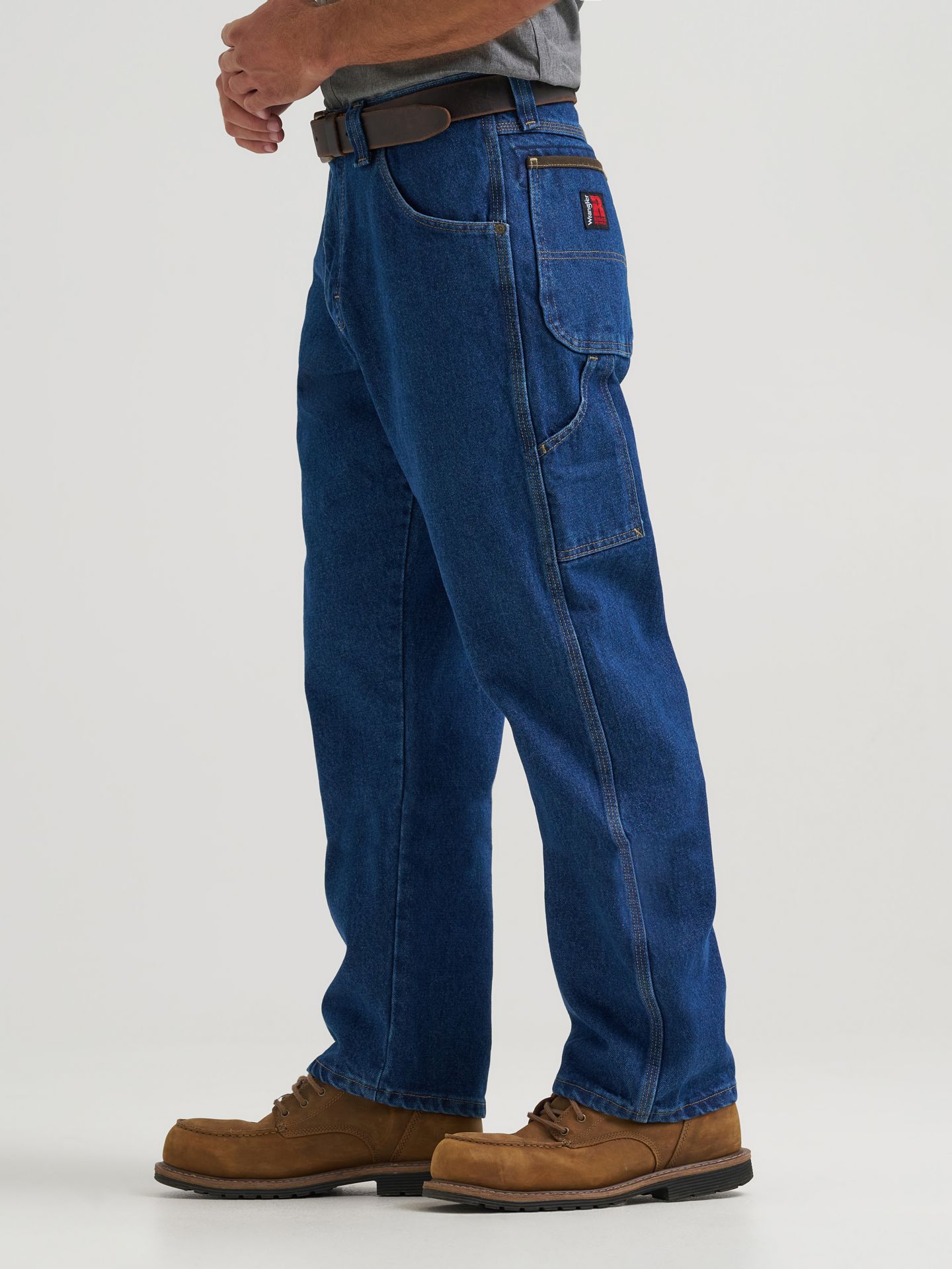 Мужские брюки Wrangler Riggs Workwear® Carpenter, цвет: Состаренный индиго — фото 5