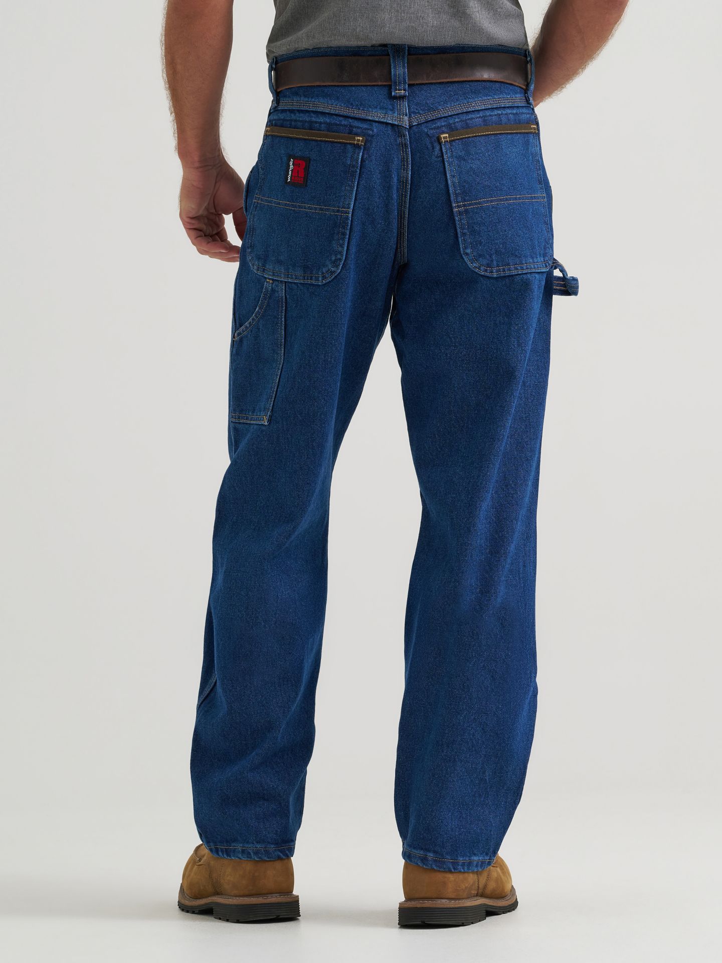 Мужские брюки Wrangler Riggs Workwear® Carpenter, цвет: Состаренный индиго — фото 6