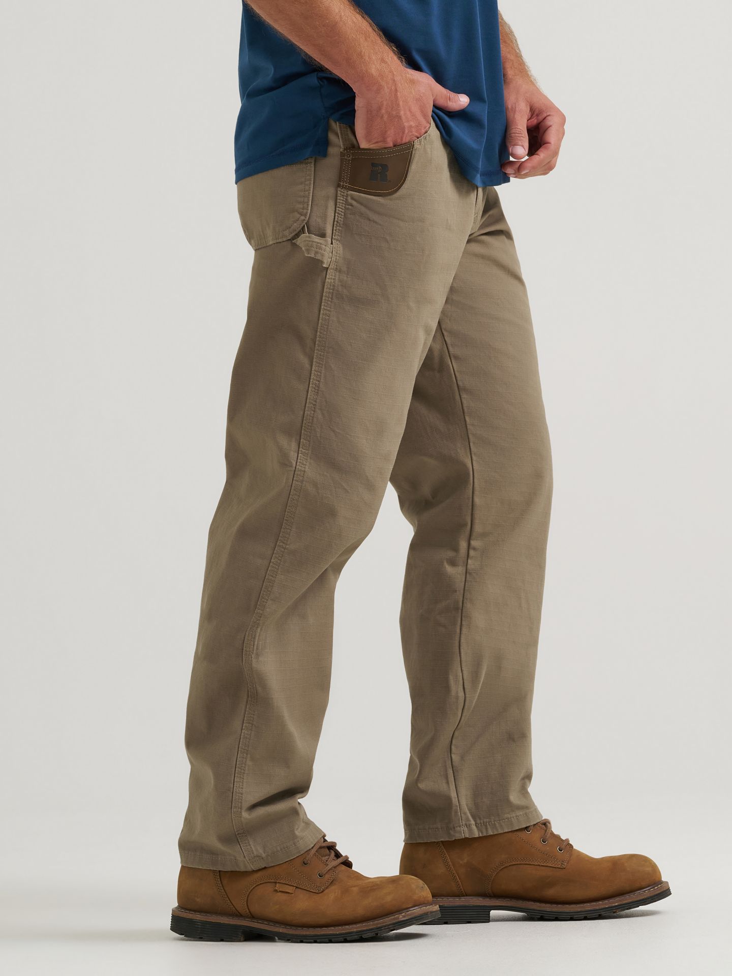 Мужские брюки Wrangler Riggs Workwear® Carpenter Pant, цвет: Коричневый — фото 3