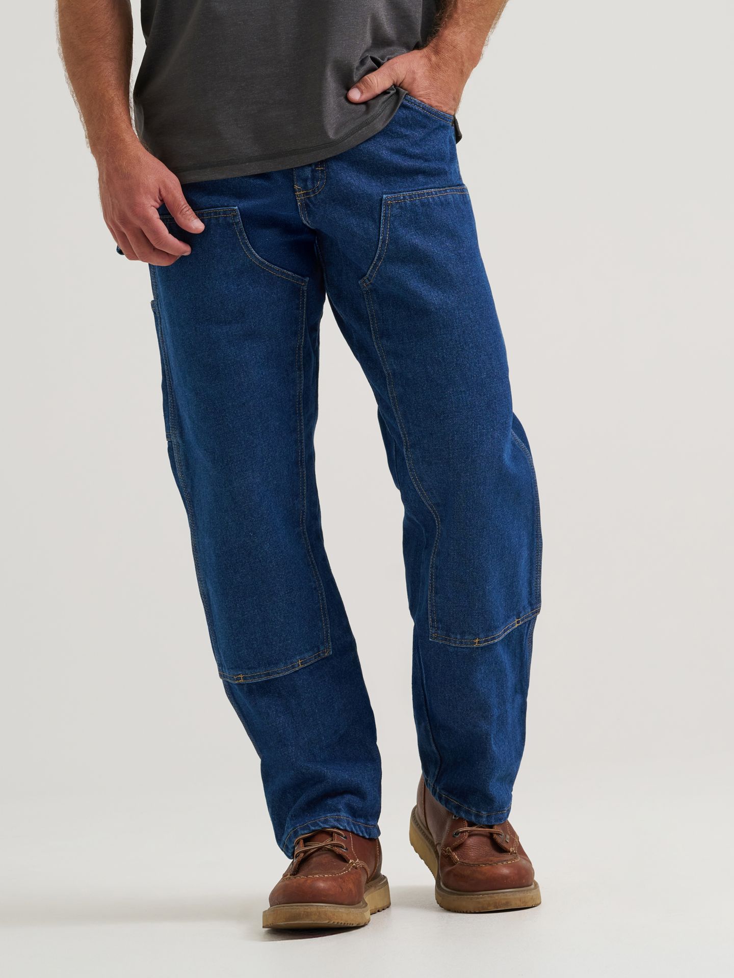 Мужские джинсы Wrangler Riggs Workwear® Utility, цвет: Состаренный индиго — фото 2