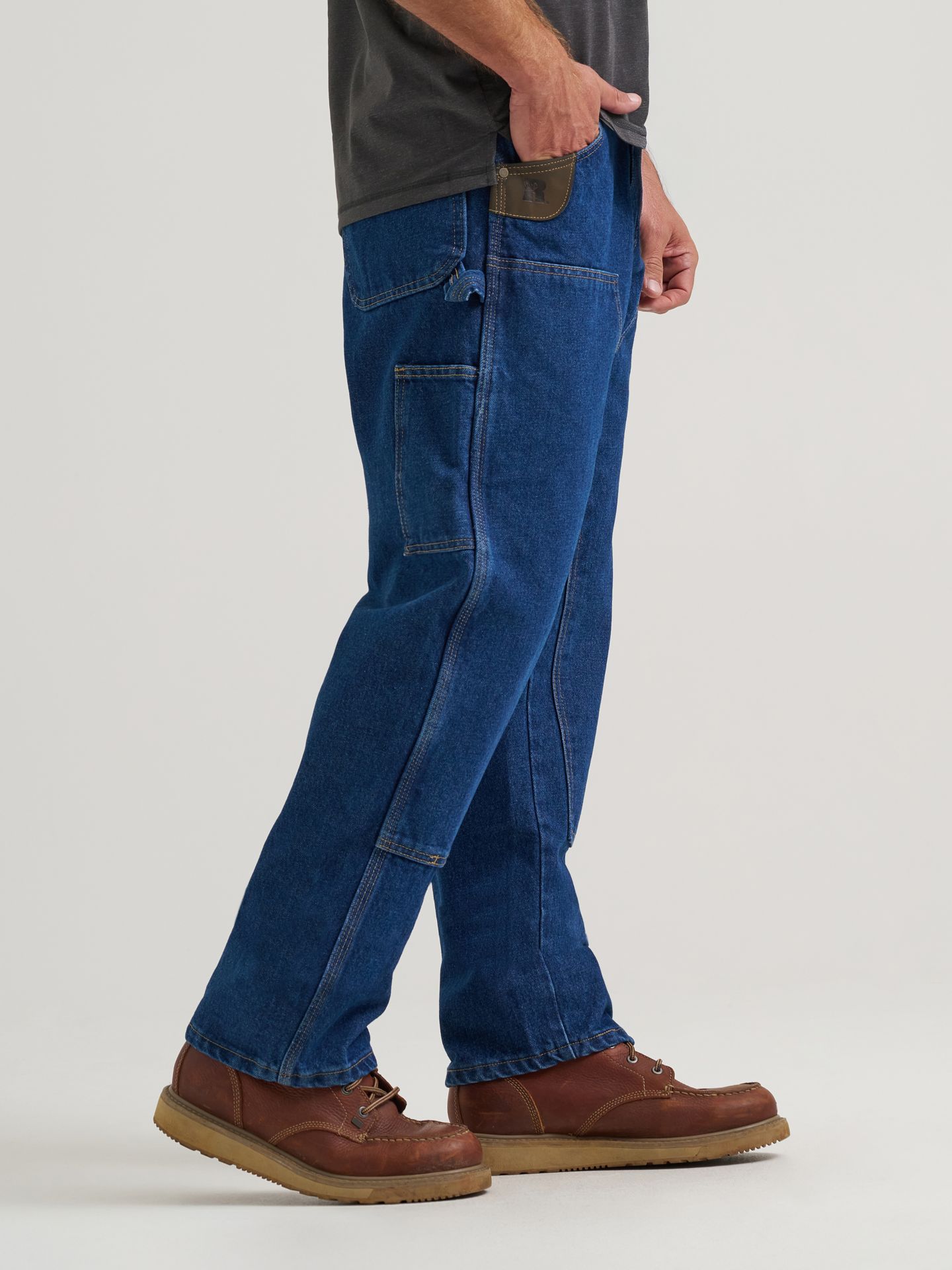 Мужские джинсы Wrangler Riggs Workwear® Utility, цвет: Состаренный индиго — фото 3