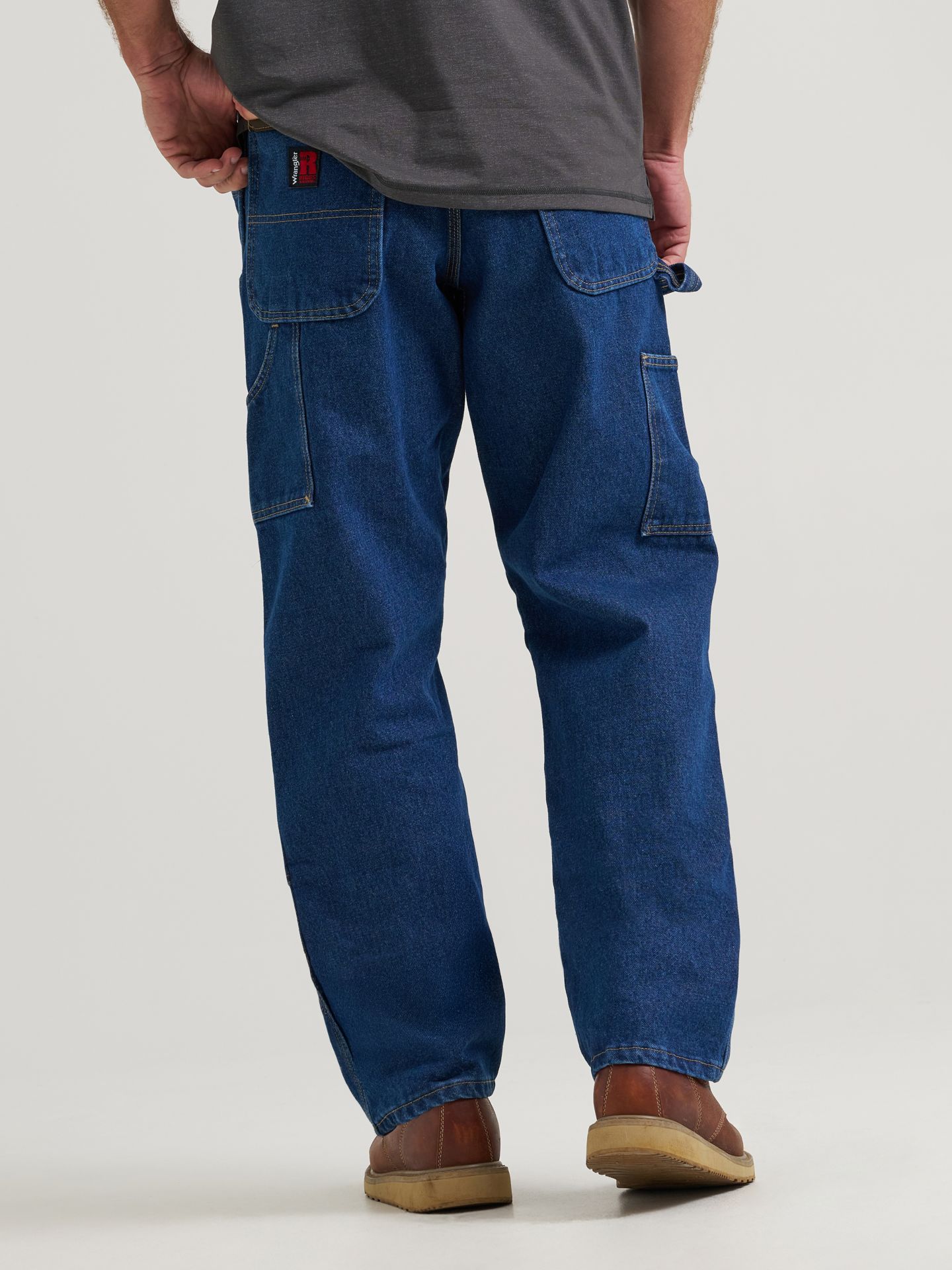 Мужские джинсы Wrangler Riggs Workwear® Utility, цвет: Состаренный индиго — фото 5
