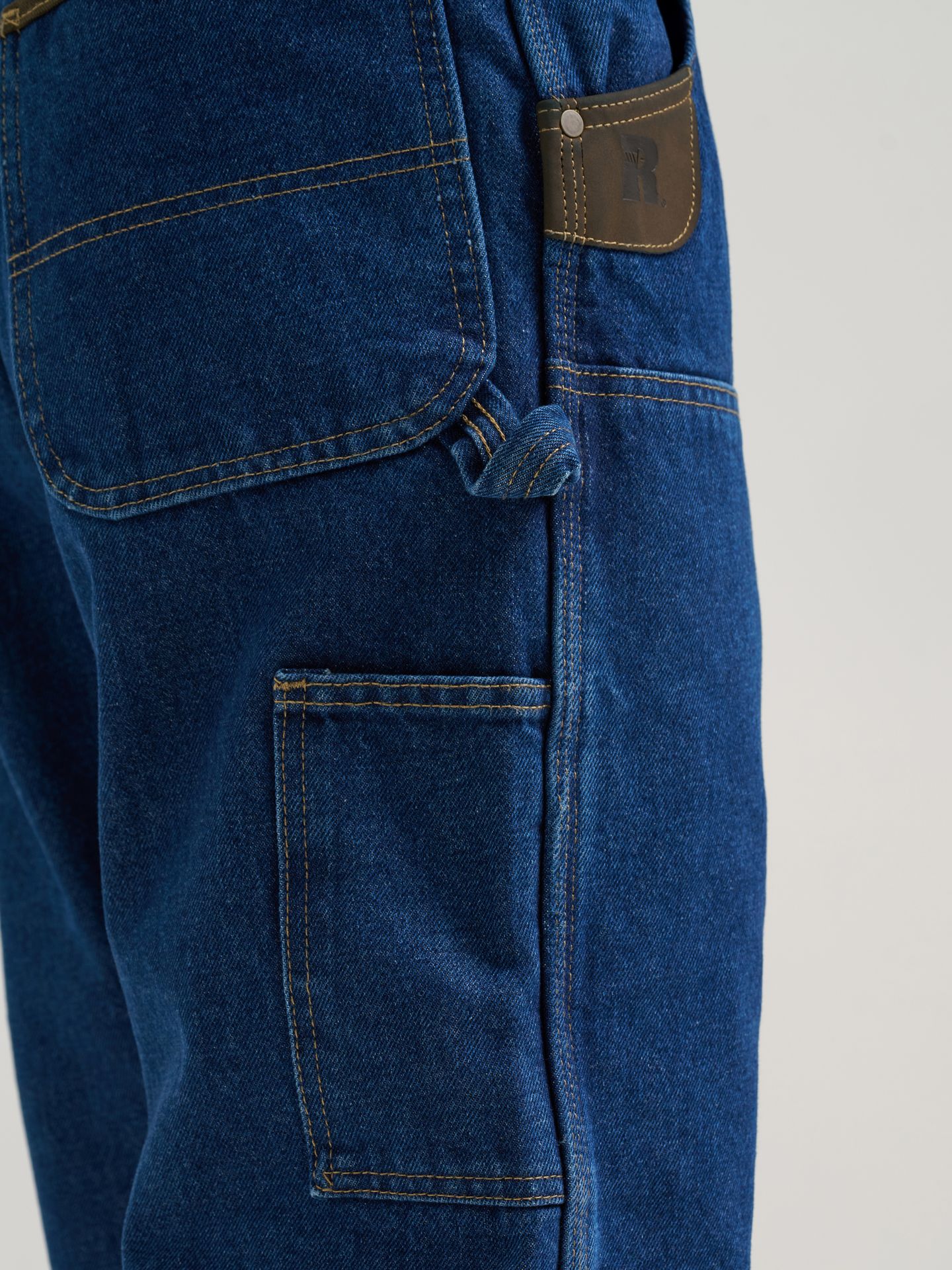 Мужские джинсы Wrangler Riggs Workwear® Utility, цвет: Состаренный индиго — фото 7