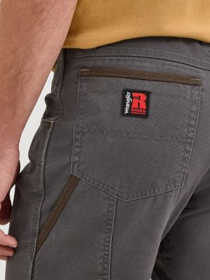 Wrangler® RIGGS WORKWEAR® Utility Work Pant in Pinstripe Grey