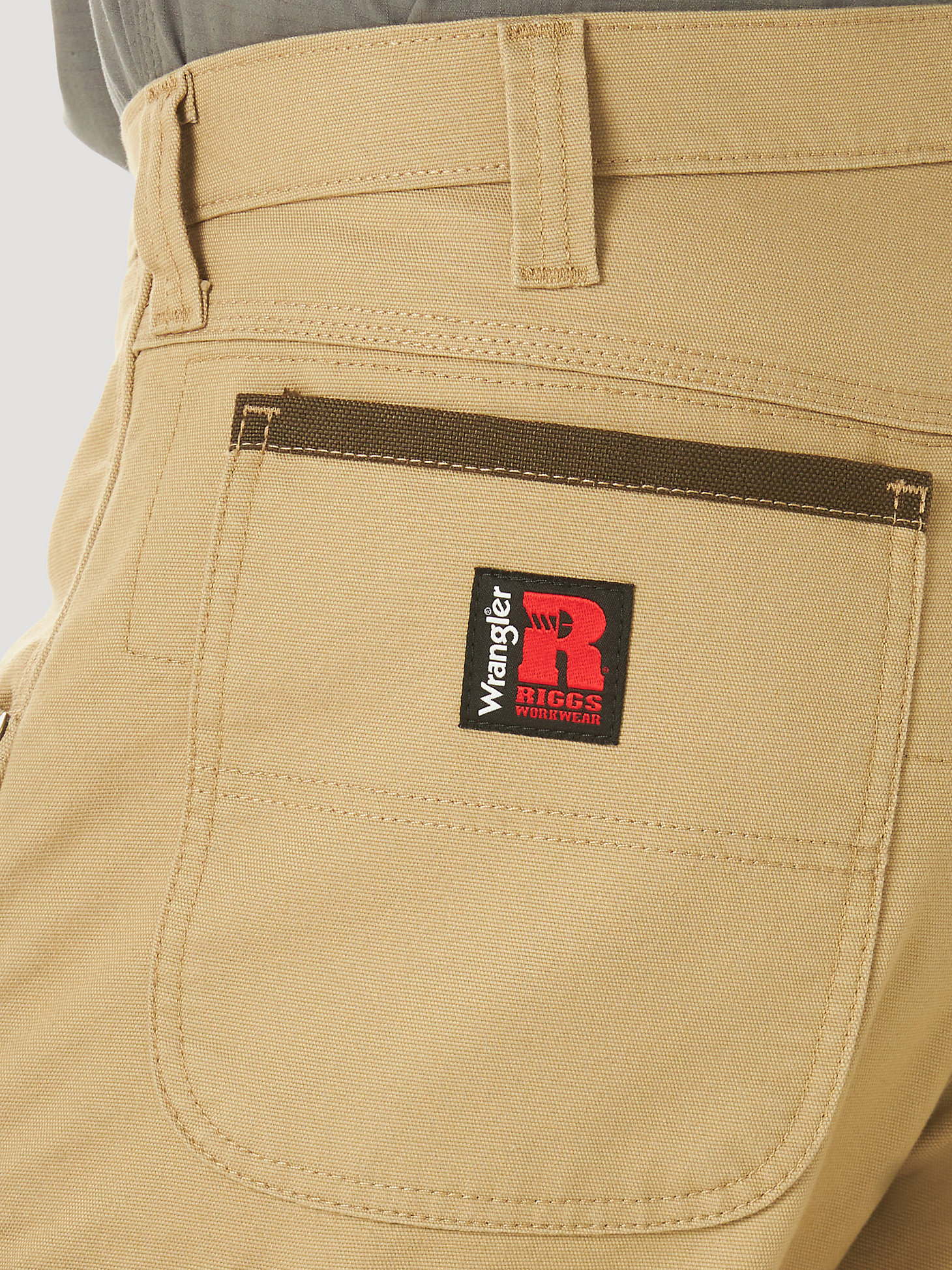 Wrangler® RIGGS Workwear® Straight Fit Work Pant in Golden Khaki alternative view 3