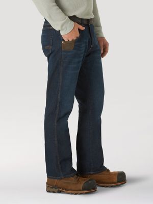 Wrangler® RIGGS WORKWEAR® 5 Pocket Slim Fit Work Jean in Dark Stone