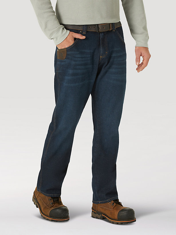 Wrangler® RIGGS WORKWEAR® 5 Pocket Slim Fit Work Jean in Dark Stone