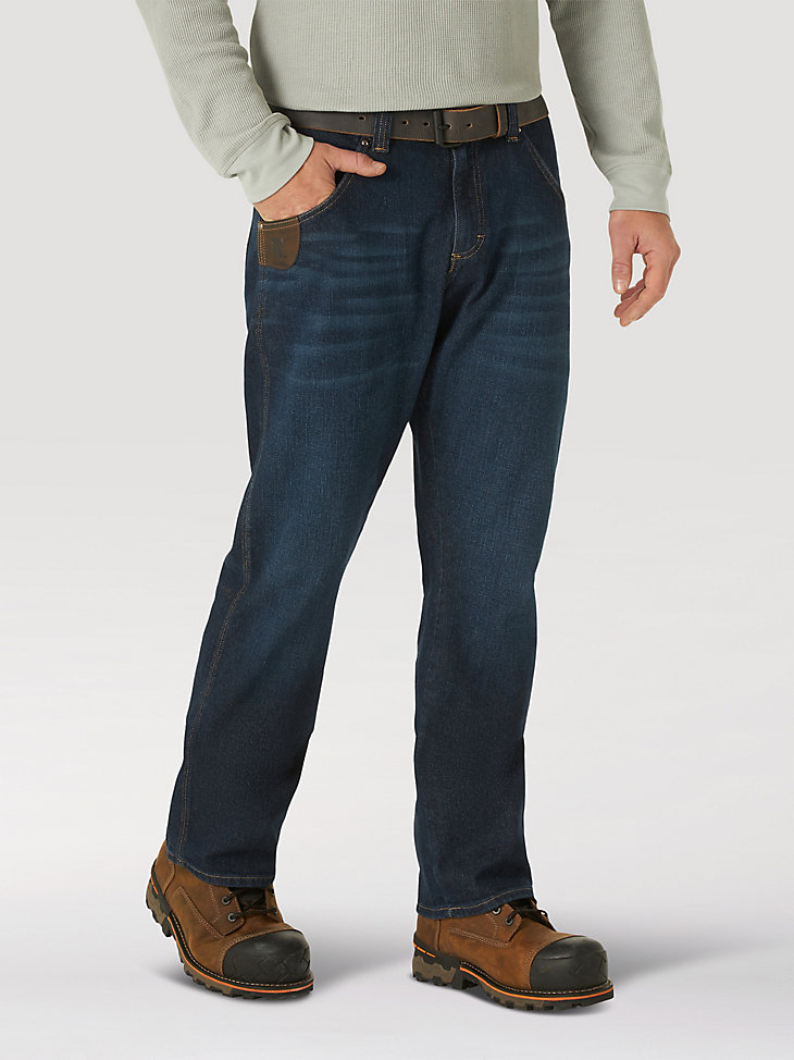Wrangler® RIGGS WORKWEAR® 5 Pocket Slim Fit Work Jean in Dark Stone main view