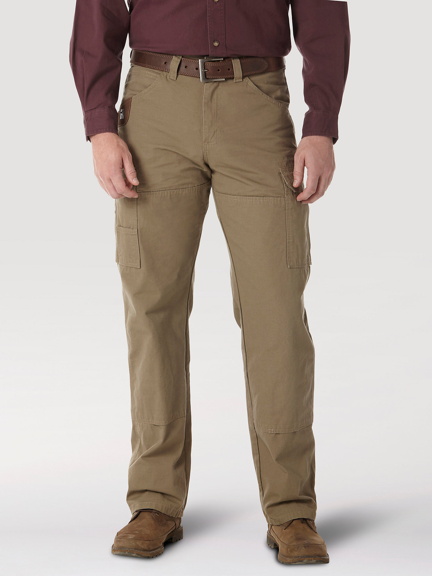 Visita lo Store di WranglerWrangler Riggs Workwear Flannel Lined Ripstop Ranger Pant Pantaloni da Lavoro Uomo 
