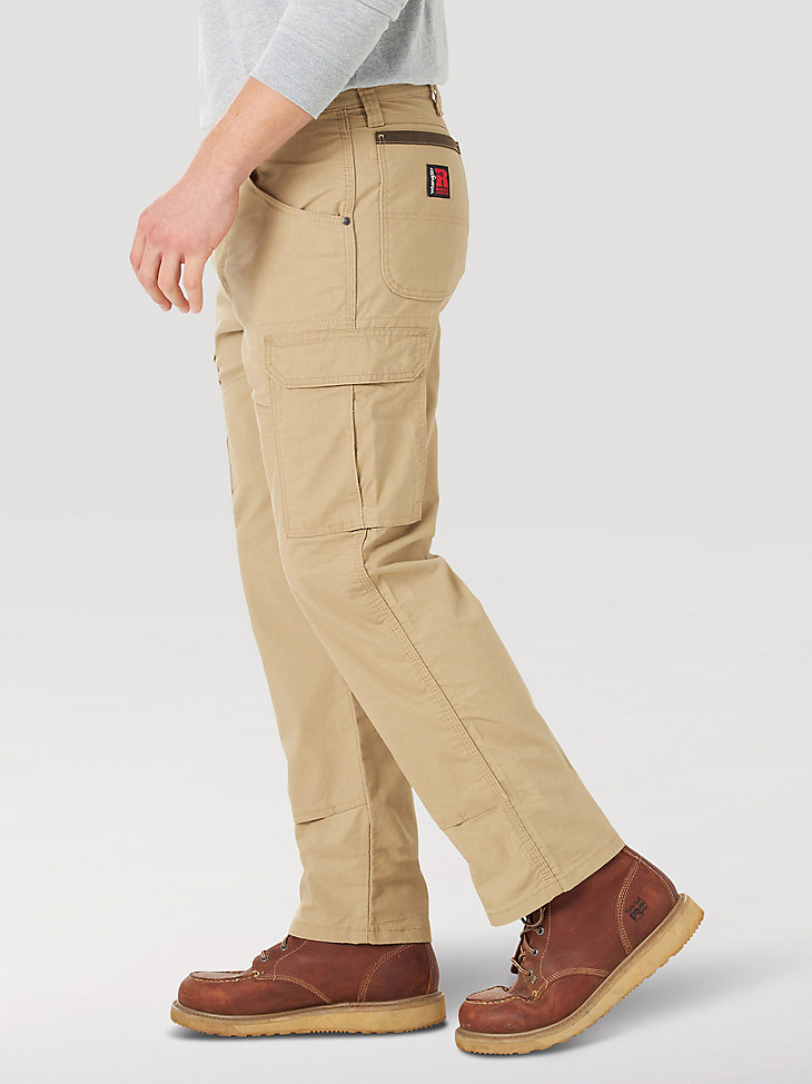 Wrangler® RIGGS Workwear® Comfort Flex Ripstop Ranger Cargo Pant in Golden Khaki alternative view 2