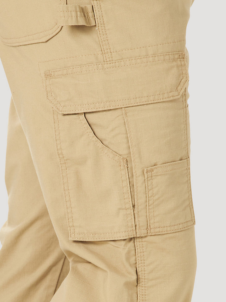Wrangler® RIGGS Workwear® Comfort Flex Ripstop Ranger Cargo Pant in Golden Khaki alternative view 9