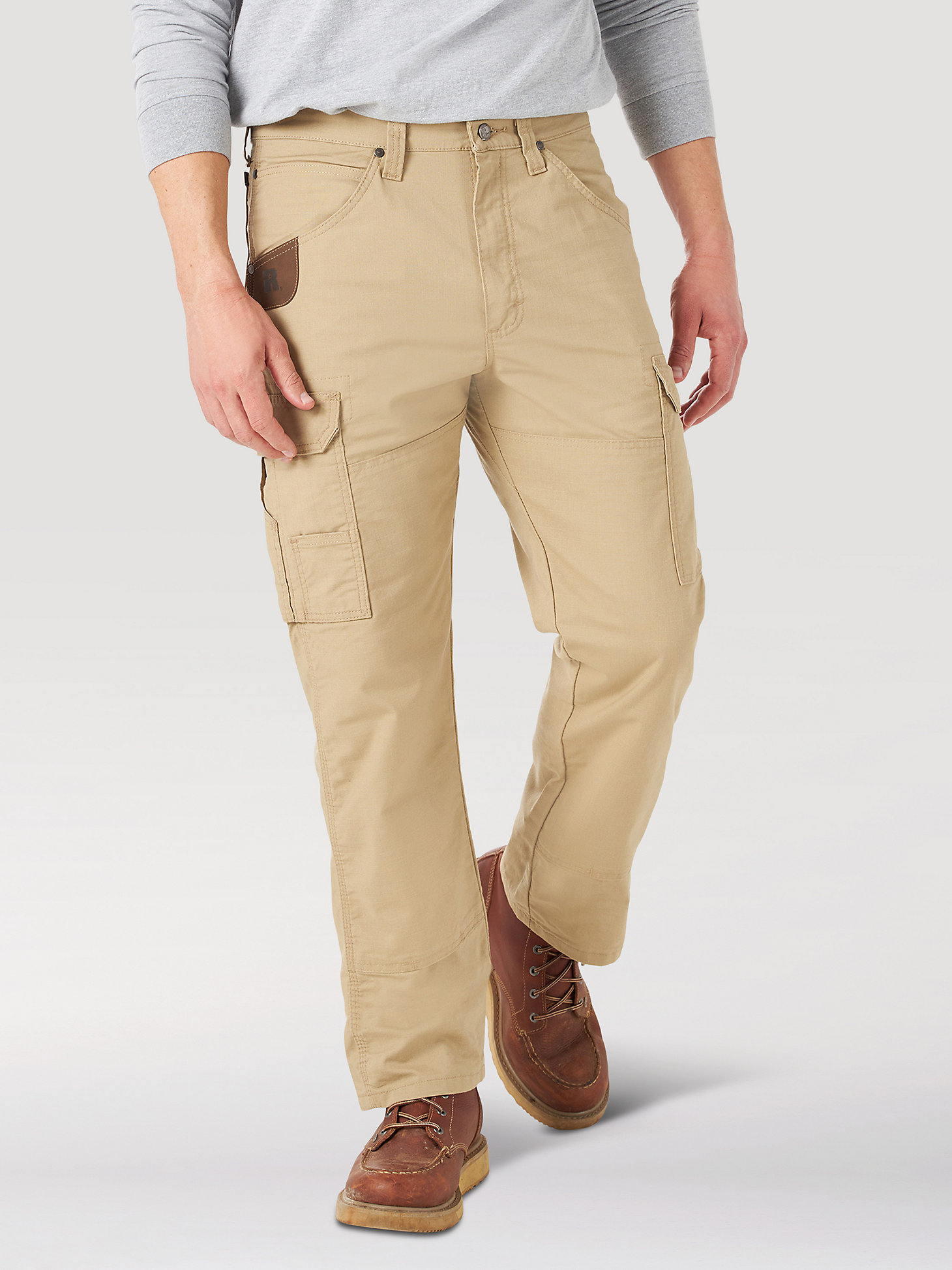 Wrangler® RIGGS Workwear® Comfort Flex Ripstop Ranger Cargo Pant in Golden Khaki main view